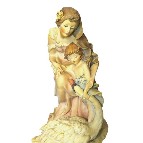 Giuseppe Armani Maternity Swan Porcelain Figurine Limited Edition - Picture 4 of 9